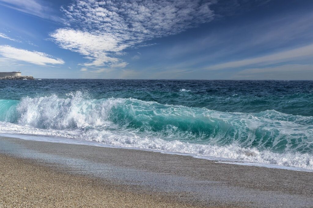 beach, coast, sea